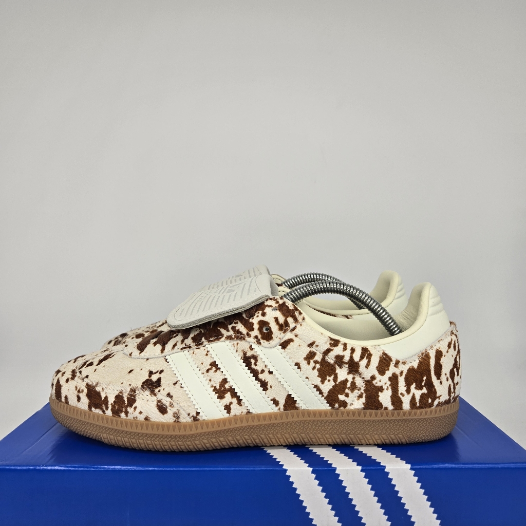 Adidas Samba Lt Cow Print Brown White Women's Shoes Size 9 Js3931 New